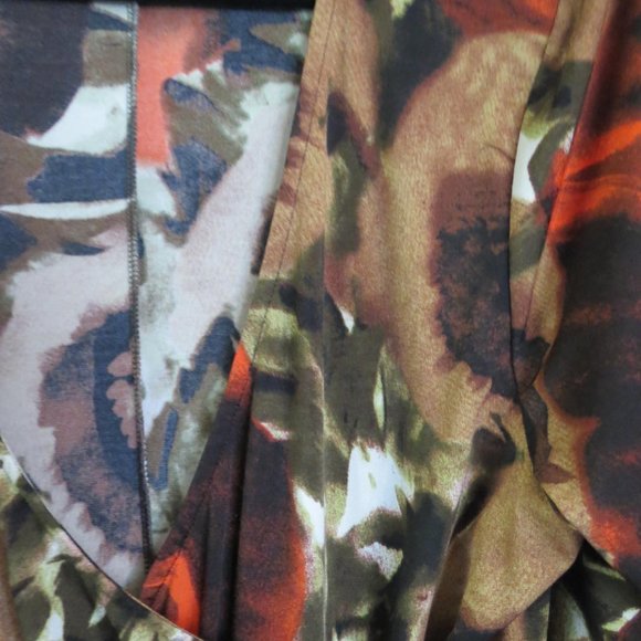 LEONA - BY LEONA EDMINSTON - faux wrap style dress - size 14 - Picture 4 of 7